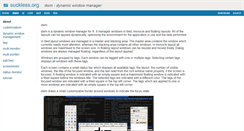 Desktop Screenshot of dwm.suckless.org